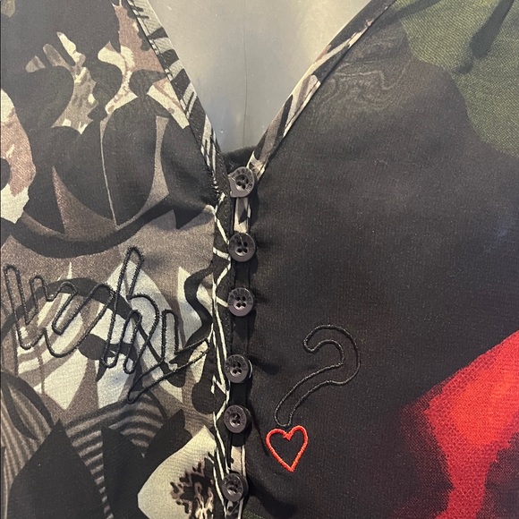 Desigual Multicolor Floral Blouse - Picture 3 of 4